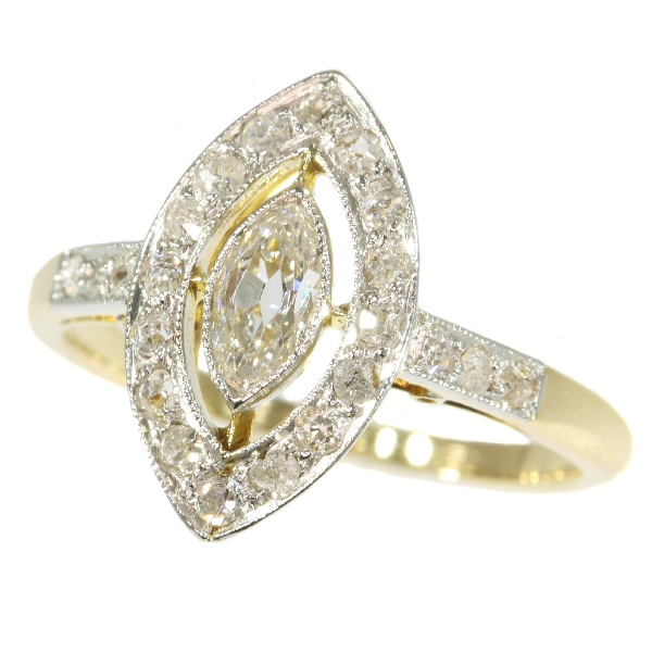 Antique diamoind engagement ring period Belle Epoque